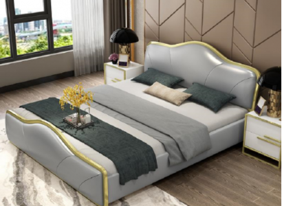 Schlafzimmer Bett Polster Design Luxus Doppel Hotel Betten Holz Möbel